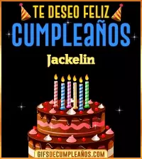 GIF Te deseo Feliz Cumpleaños Jackelin